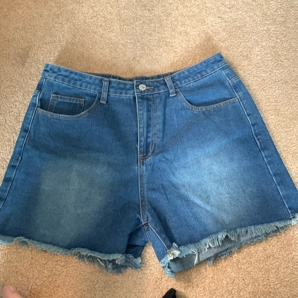 Cut off Denim Shorts Size XL NWOT